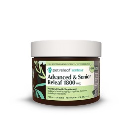 Pet Releaf Sentesa Powder 30mg per scoop for large dogs 60 scoops
